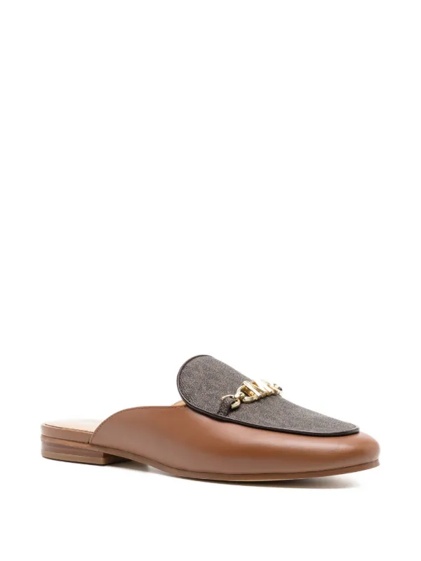 Michael Kors Tiffanie Mules | Brown | FARFETCH HK