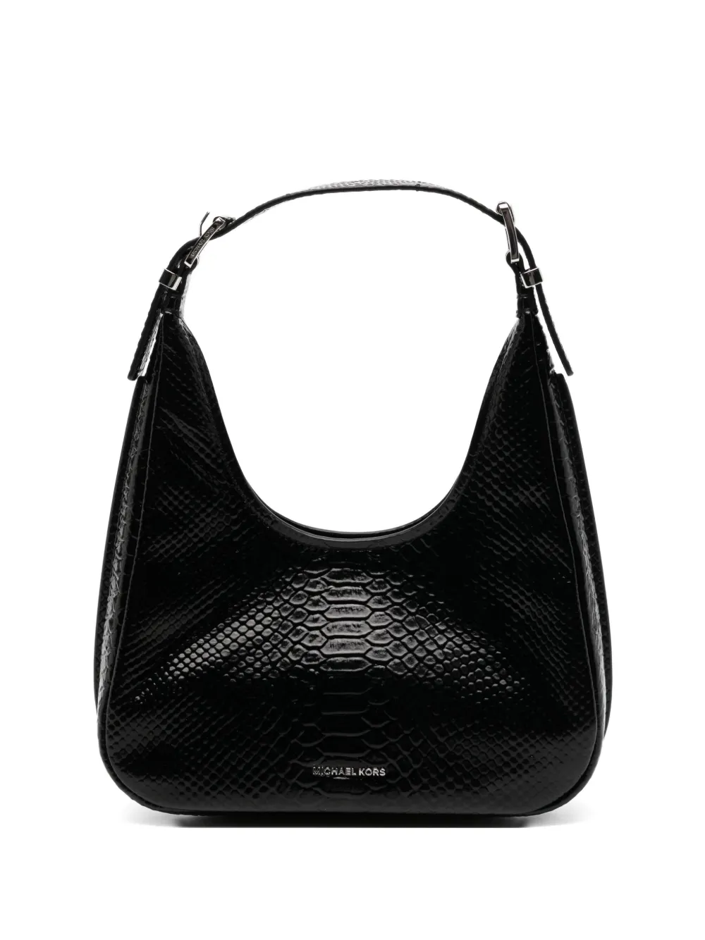 Michael Kors Small Nolita Snake Embossed bag | Black | Image 1