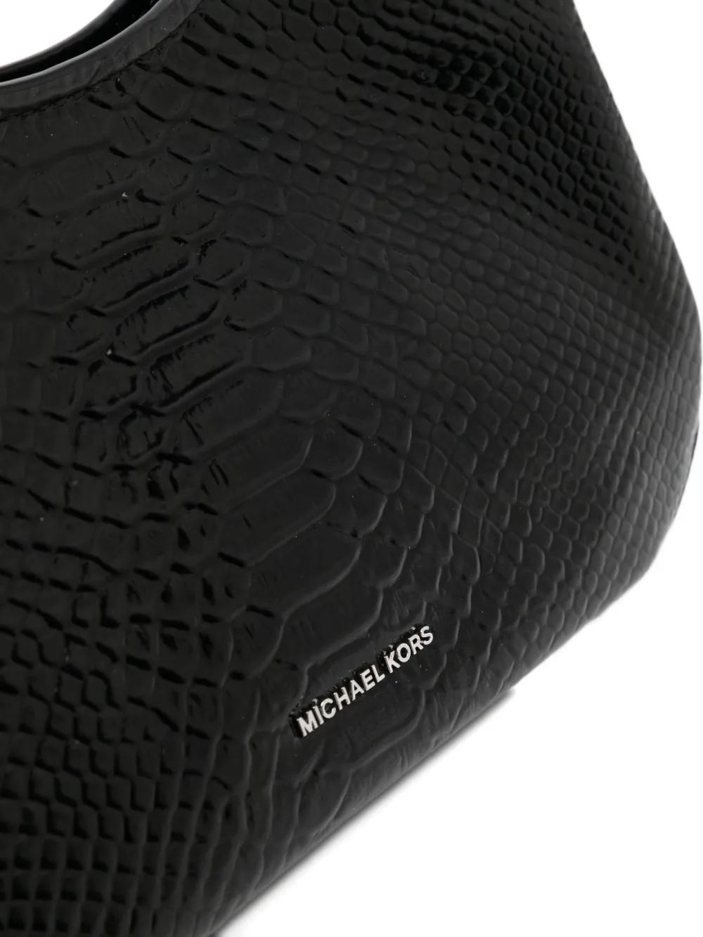 Michael Kors Kleine Nolita Snake tas met reliëf Zwart