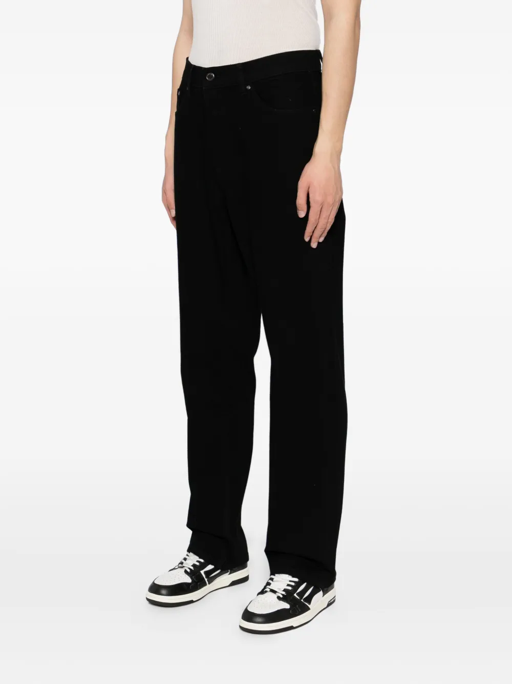 Michael Kors Finn straight jeans Zwart