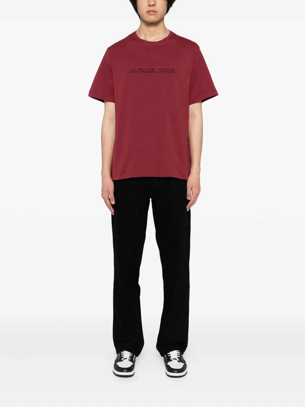 Michael Kors Finn straight jeans Zwart