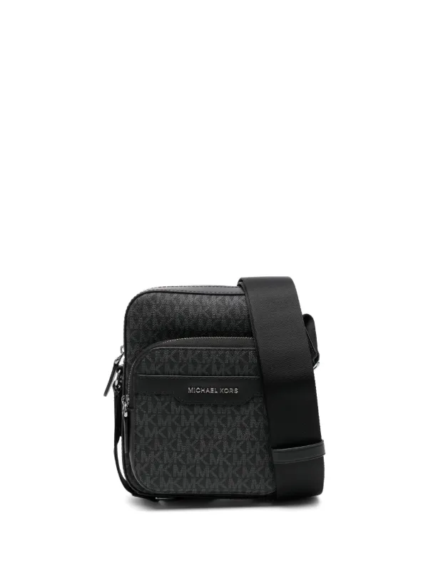 Michael Kors Hudson Messenger Bag Black FARFETCH TR