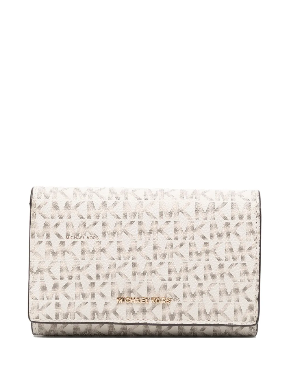 Michael Kors Lange portemonnee met logo Wit