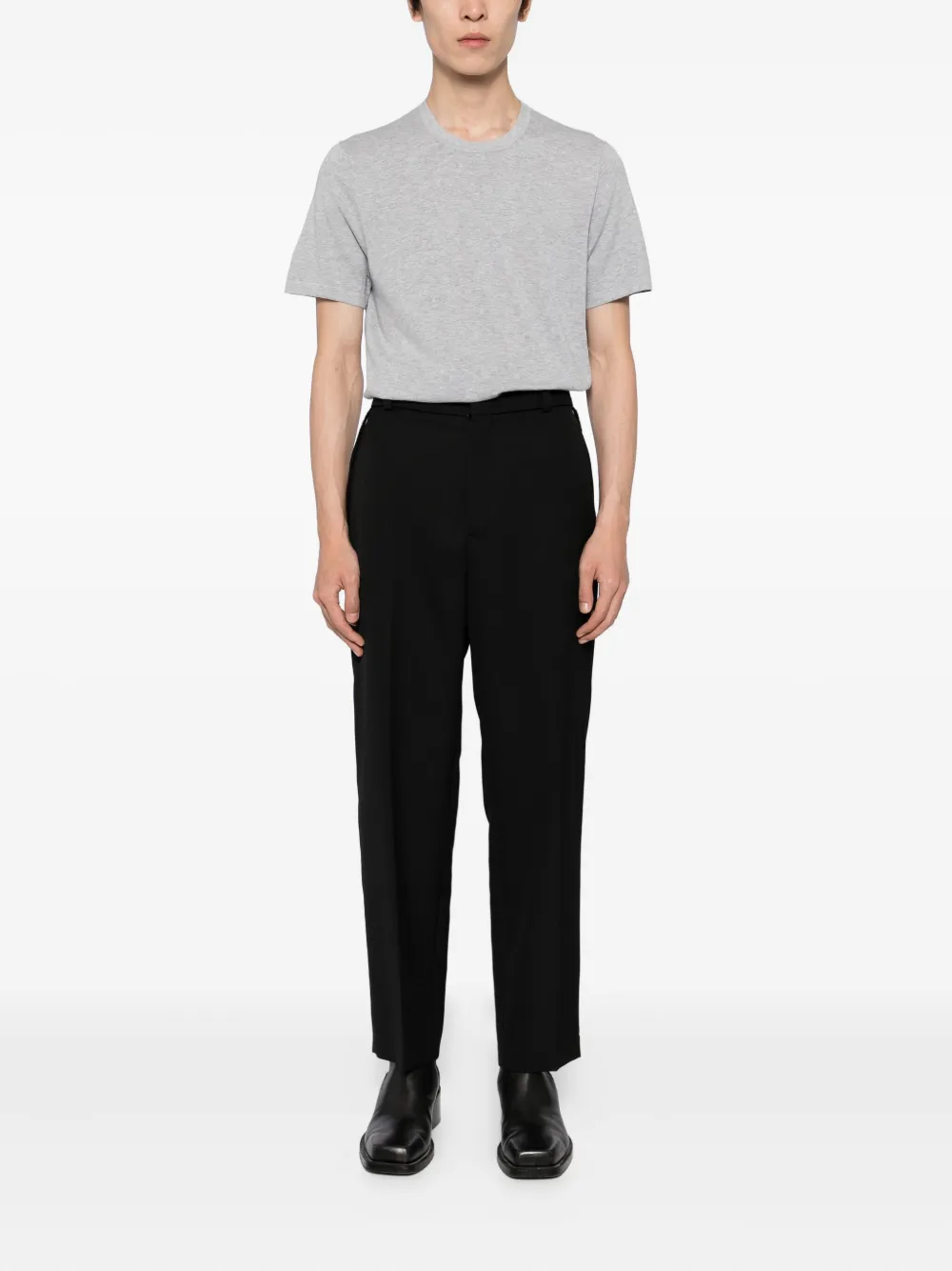 Michael Kors cotton knitted T-shirt - Grijs