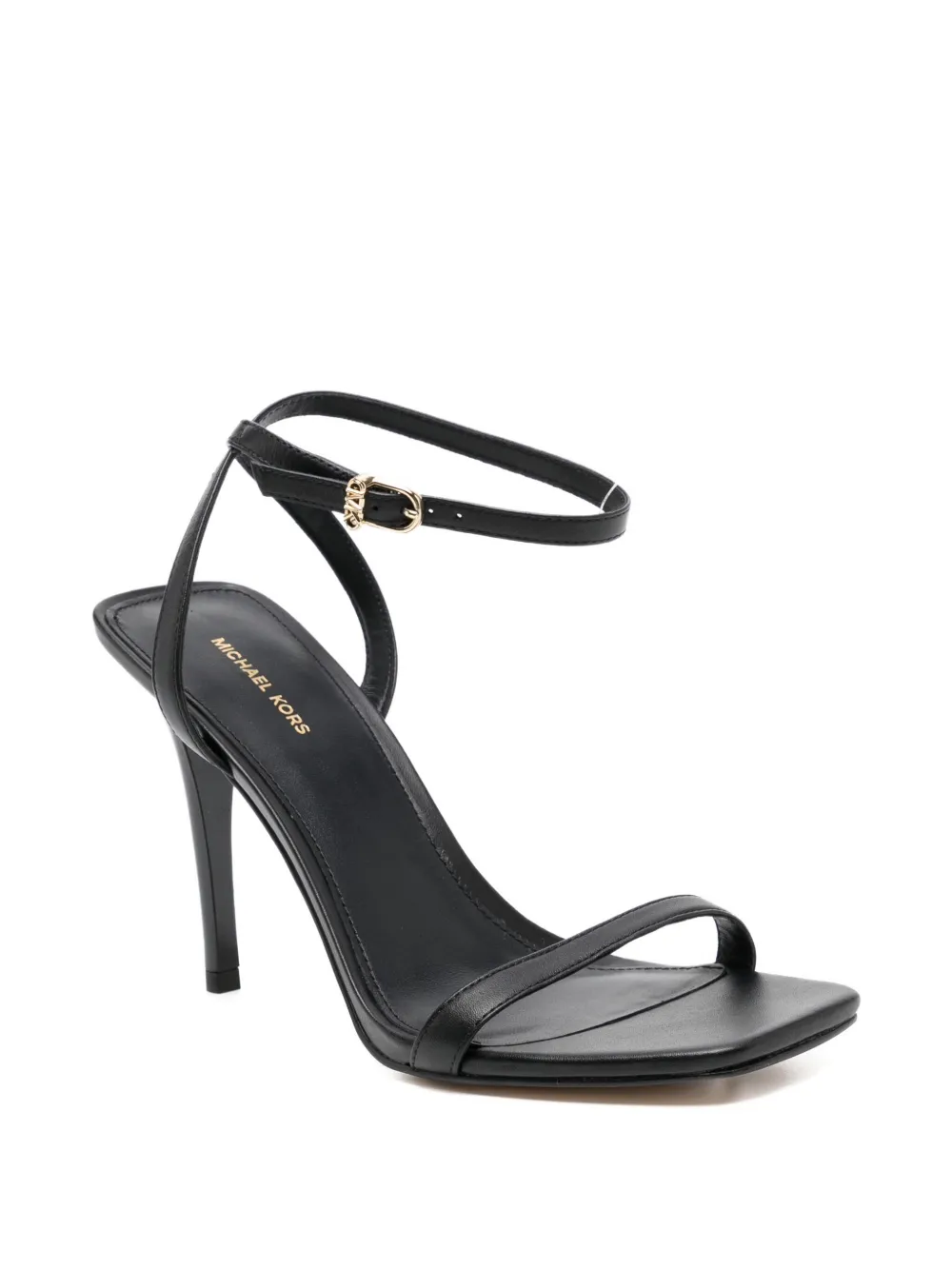 Michael Kors 105mm Liana leather sandals Black