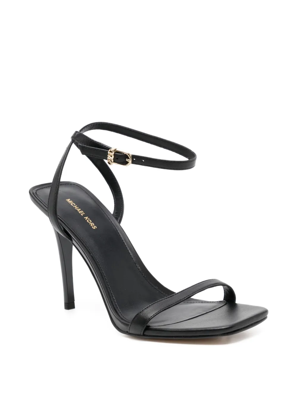 Michael Kors 105mm Liana leather sandals Black