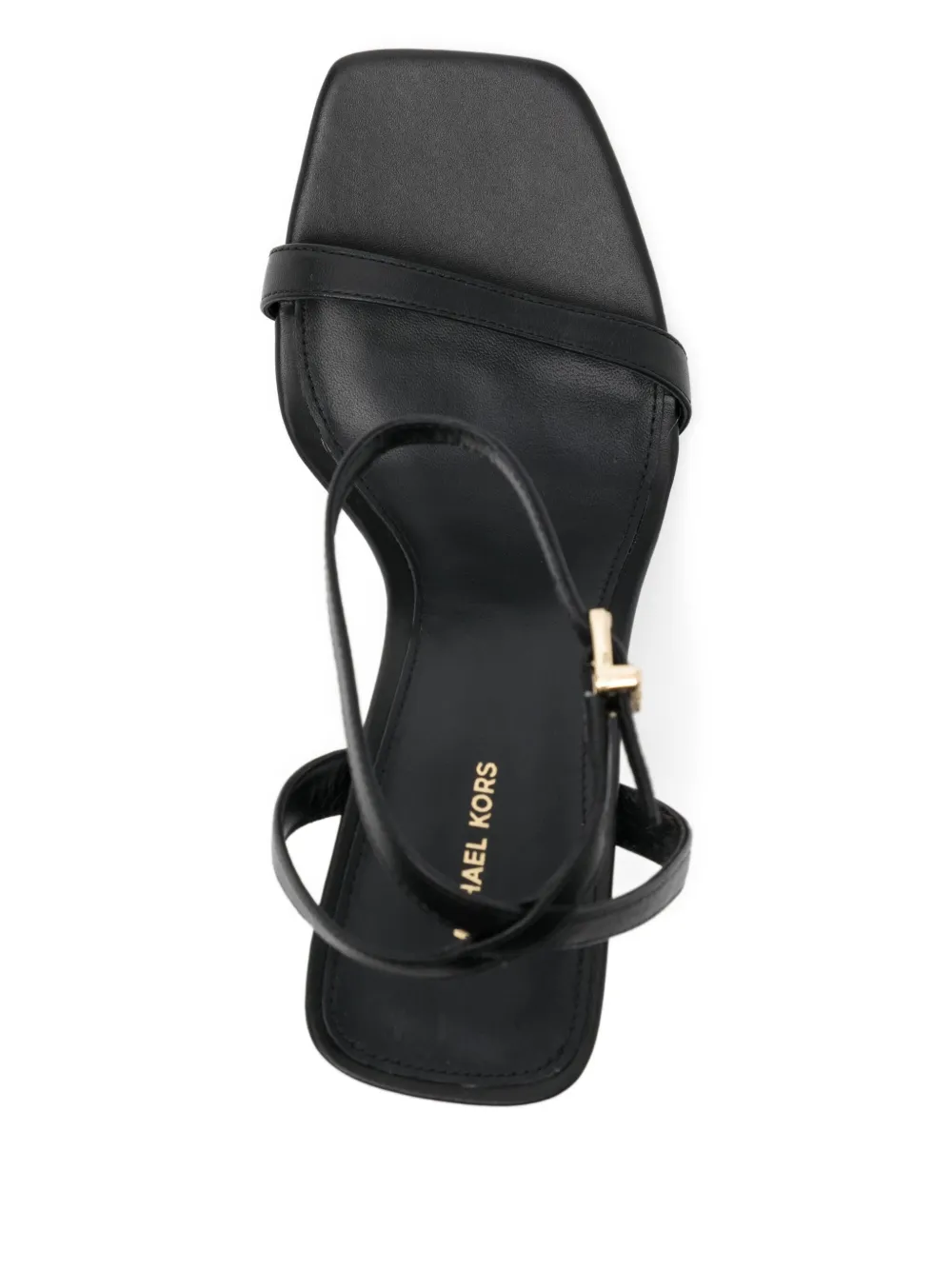Michael Kors 105mm Liana leather sandals Black