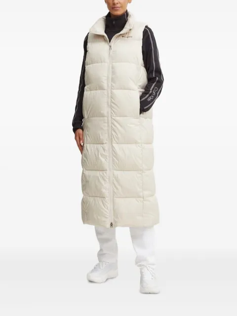 Columbia quilted long gilet