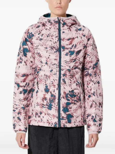 Columbia chamarra capitonada con estampado abstracto