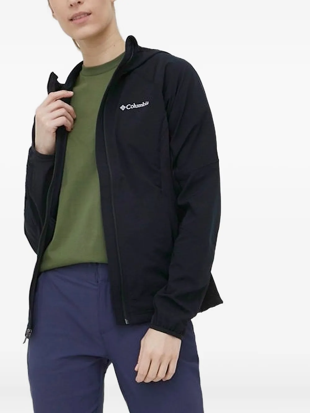 Columbia hooded lightweight jacket Zwart