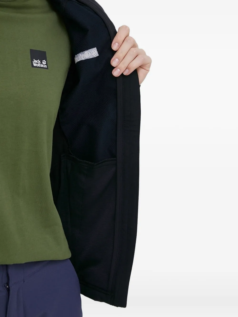 Columbia hooded lightweight jacket Zwart