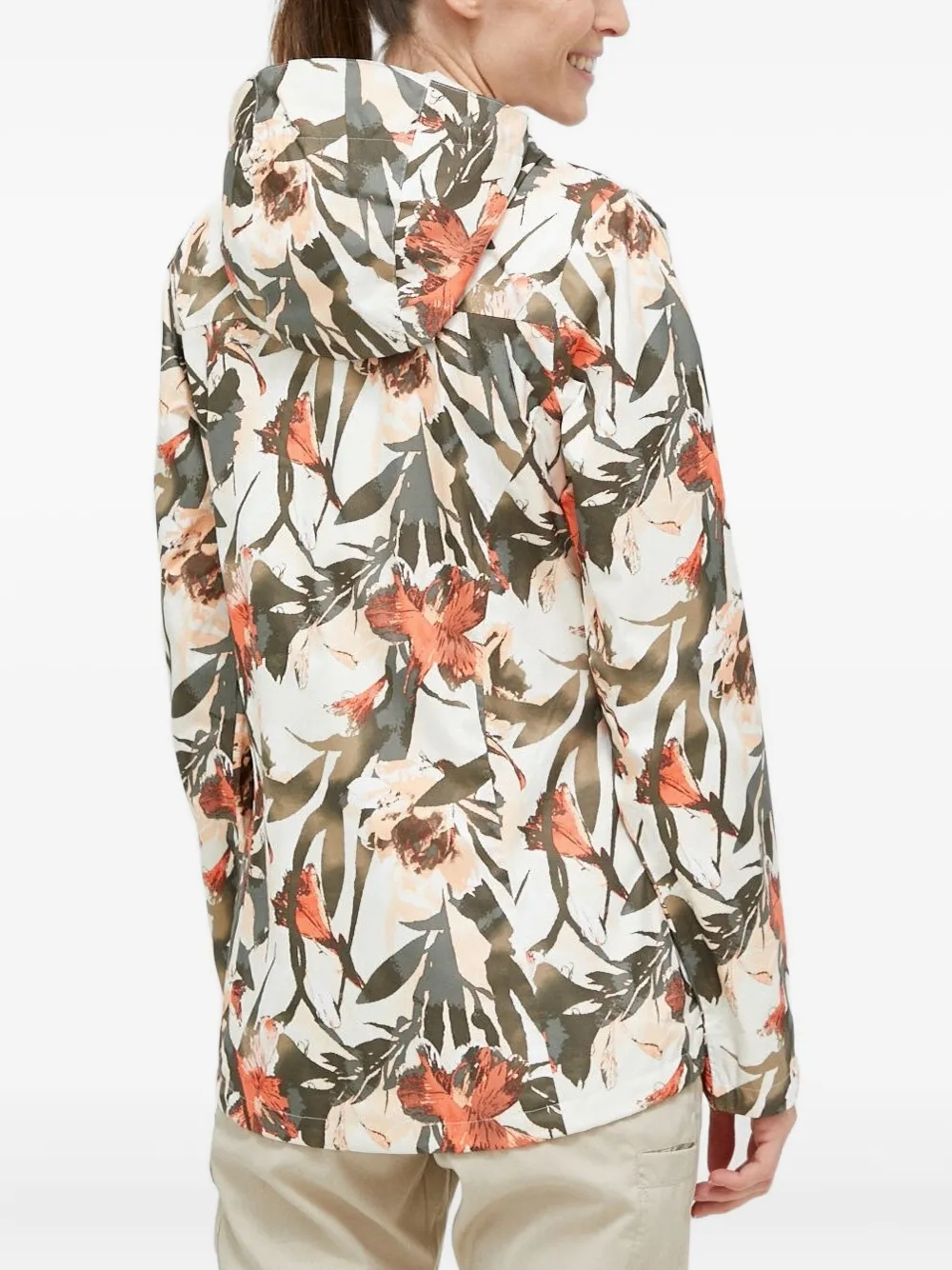 Columbia Jack met bloemenprint Wit