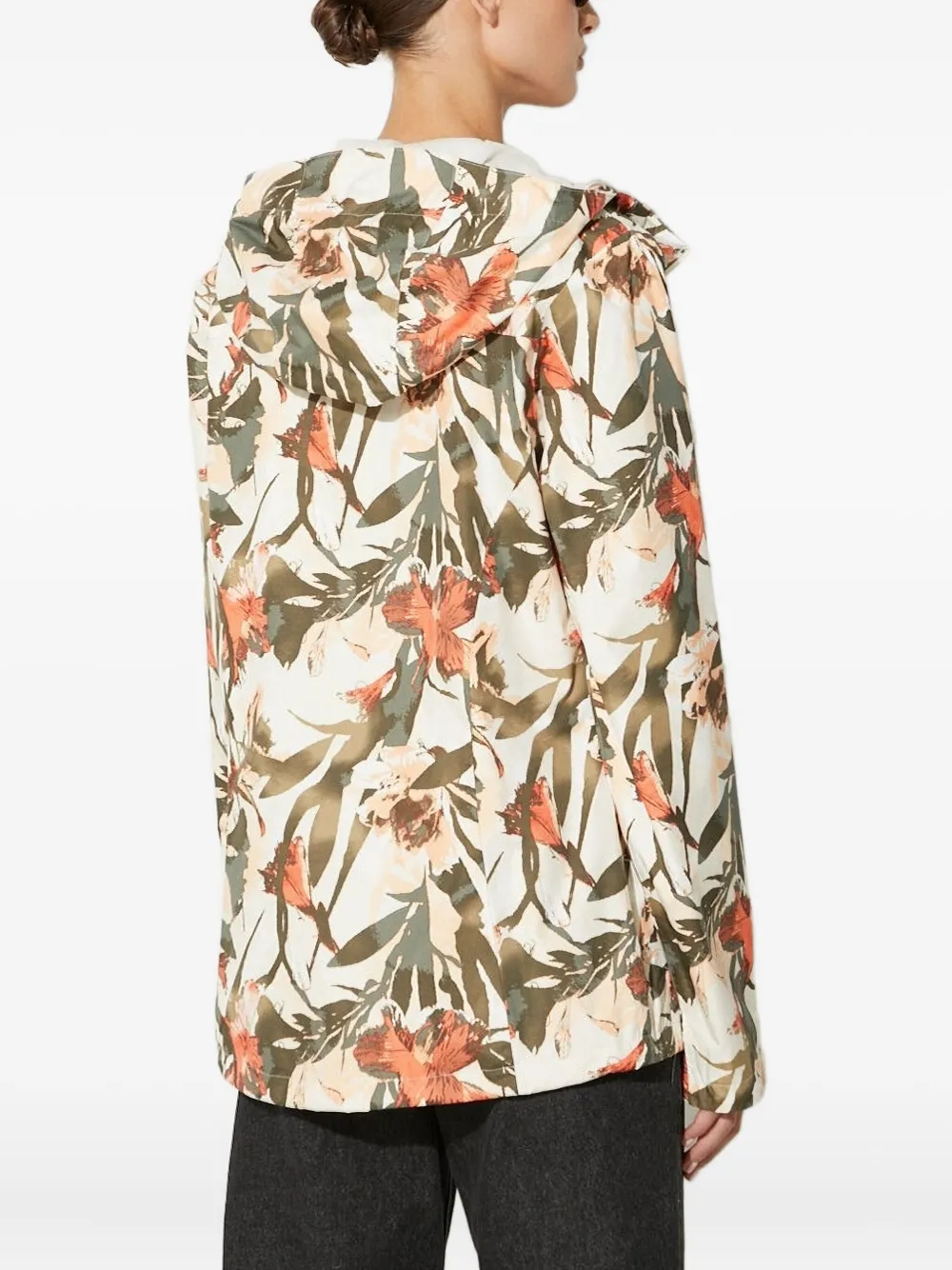 Columbia Jack met bloemenprint Wit
