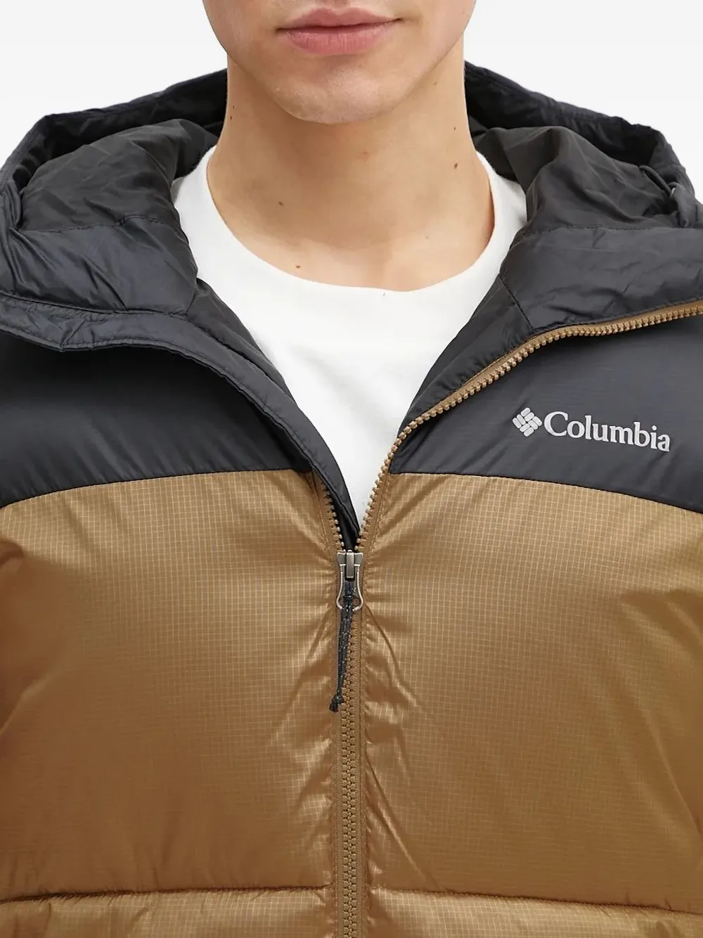 Columbia hooded puffer jacket Bruin