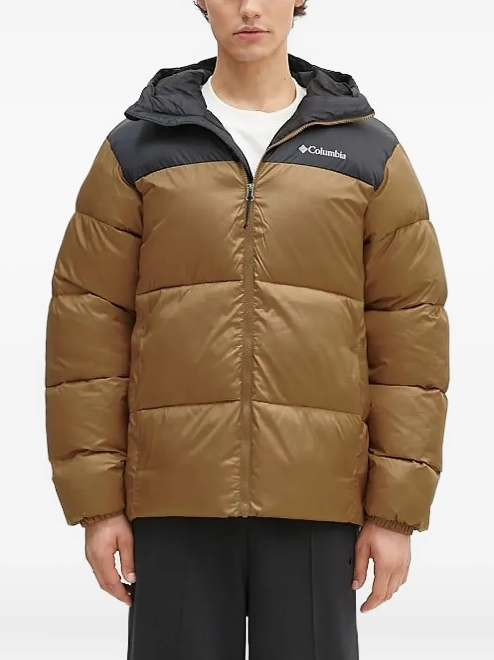 Columbia hooded puffer jacket Bruin
