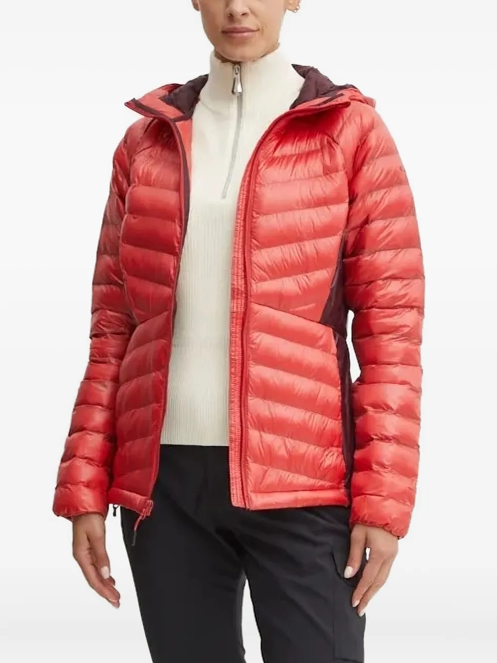 Columbia Labyrinth Loop hooded quilted jacket | Red | Image 1
