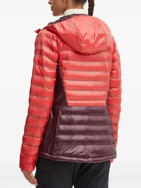 Columbia フーデッド キルティングジャケット | レッド | FARFETCH JP