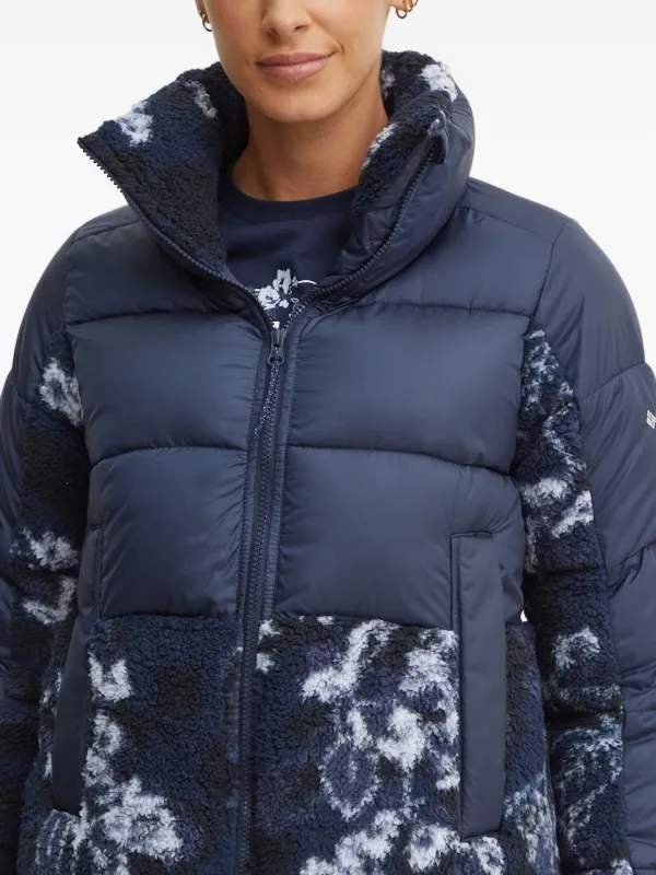 Columbia floral-print Padded Jacket | Blue | FARFETCH