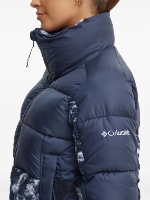 Columbia floral-print Padded Jacket | Blue | FARFETCH