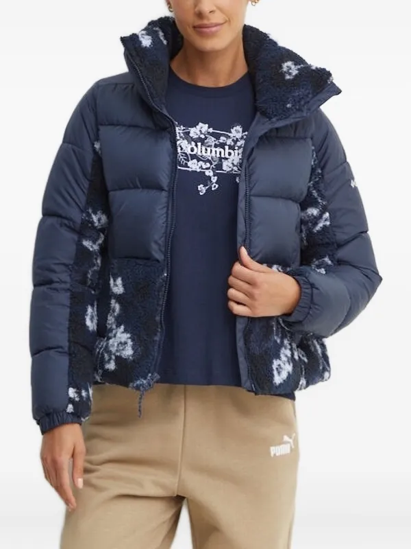 Columbia floral-print Padded Jacket Blue FARFETCH UK