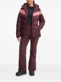 Columbia chevron-panel ski jacket - Red