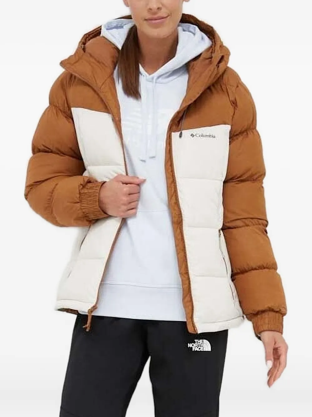 Columbia Pike Lake™ II hooded puffer jacket | White | Image 1