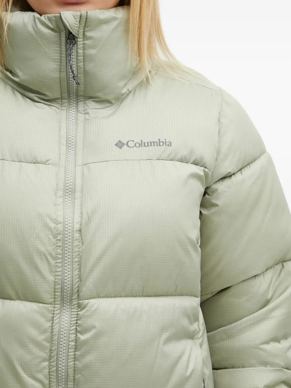Columbia Puffect Ii Quilted Puffer Jacket In Brown