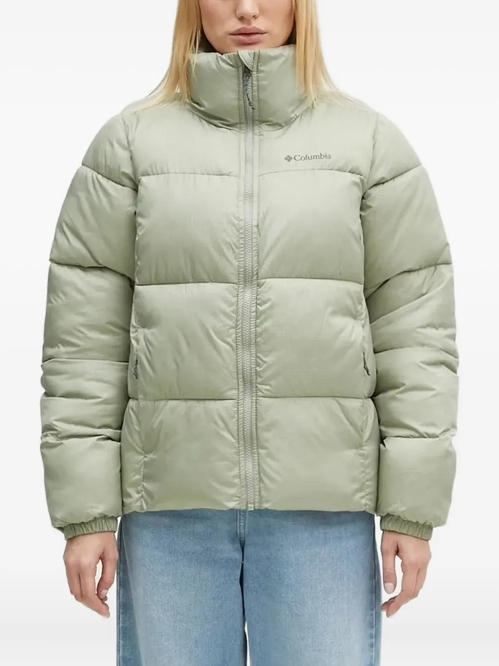 Columbia Puffect Ii Quilted Puffer Jacket In Brown