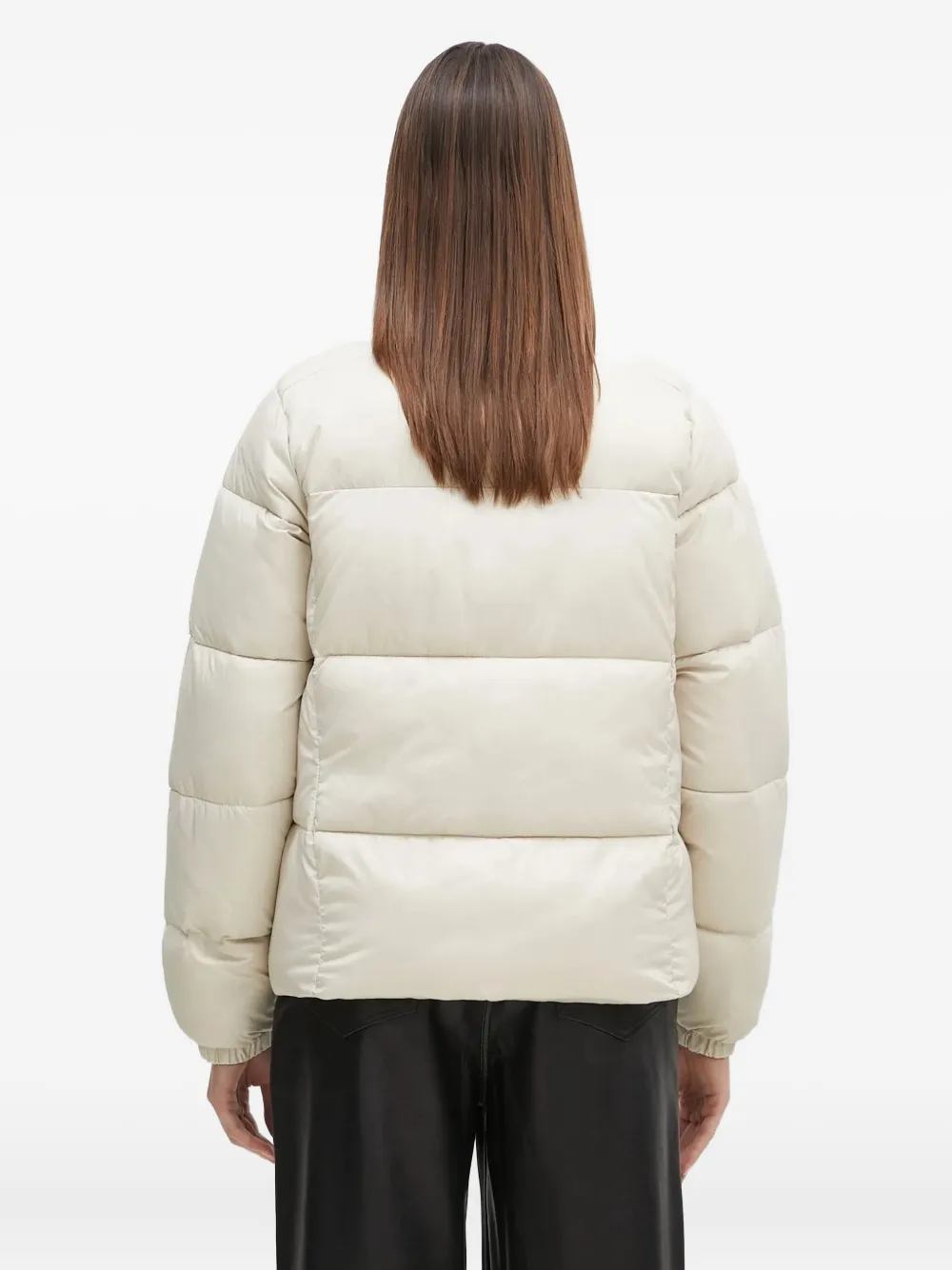Columbia Harmony Falls Hooded Down Jacket In Dark Stone-neutral In White