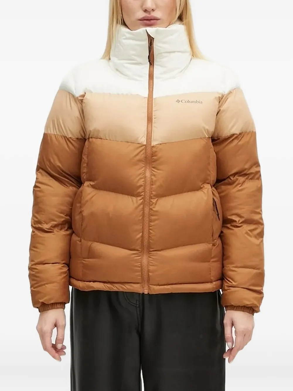 Columbia Puffect puffer jacket | Brown | Image 1