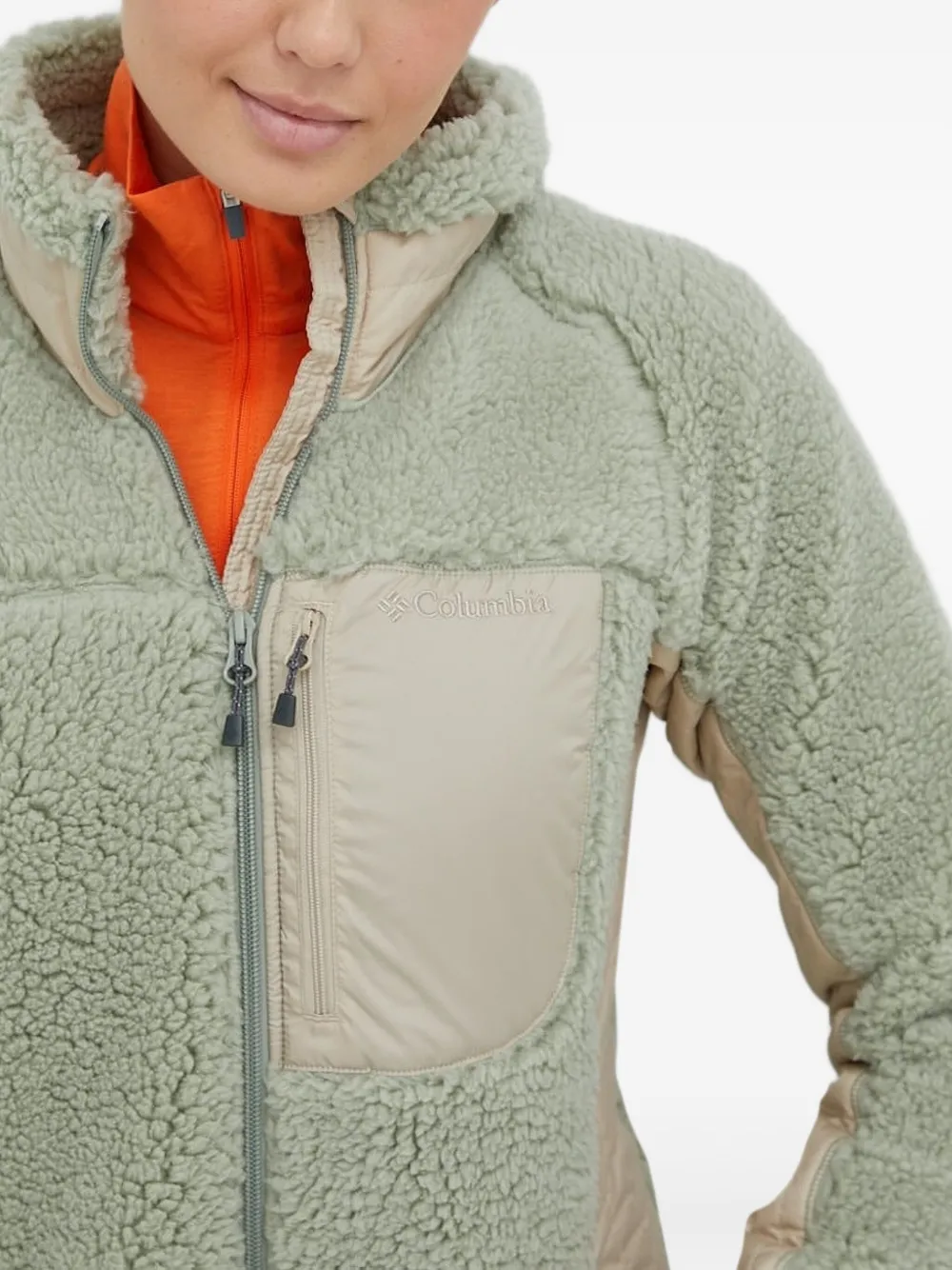 Columbia borg-panelled fleece jacket | Down Jackets | Image 2