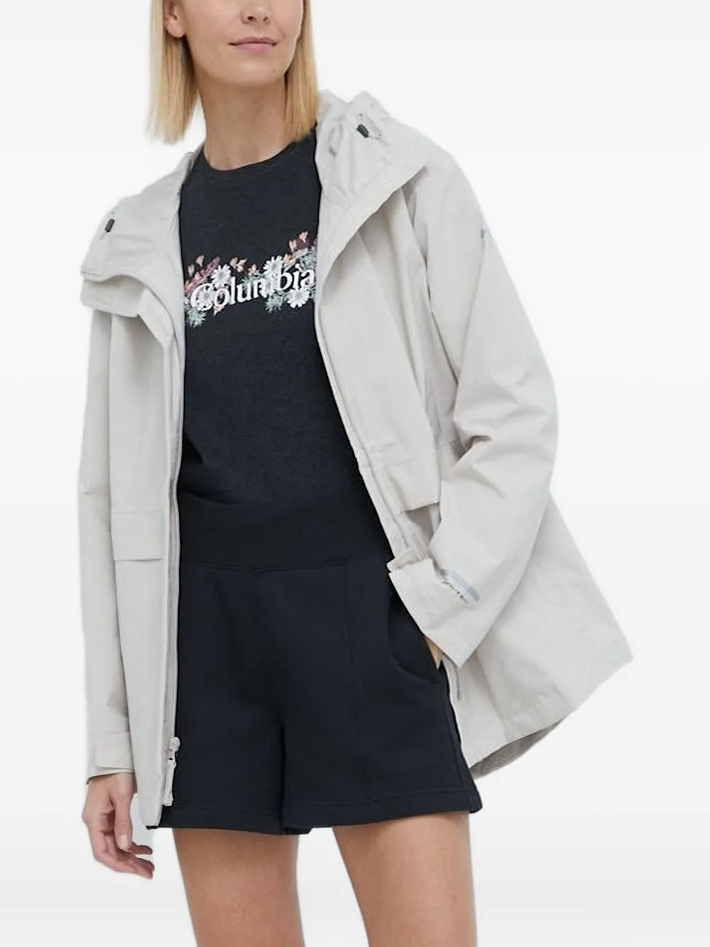 Columbia Altbound™ jack met capuchon en zak Wit