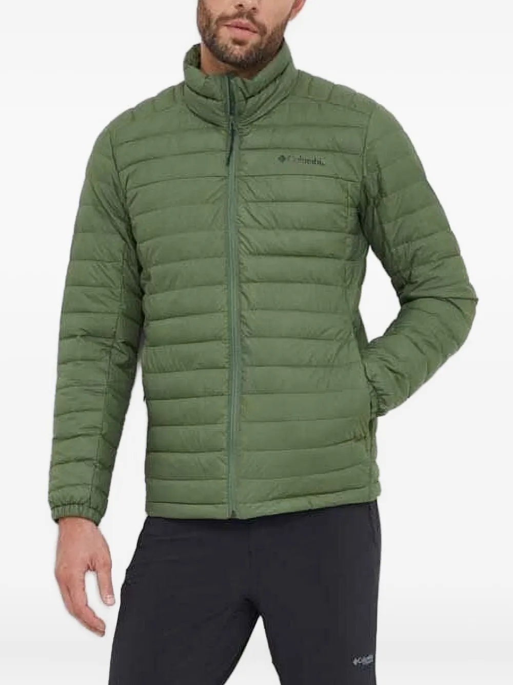 Columbia Silver Falls™ gewatteerd jack met hoge hals Groen