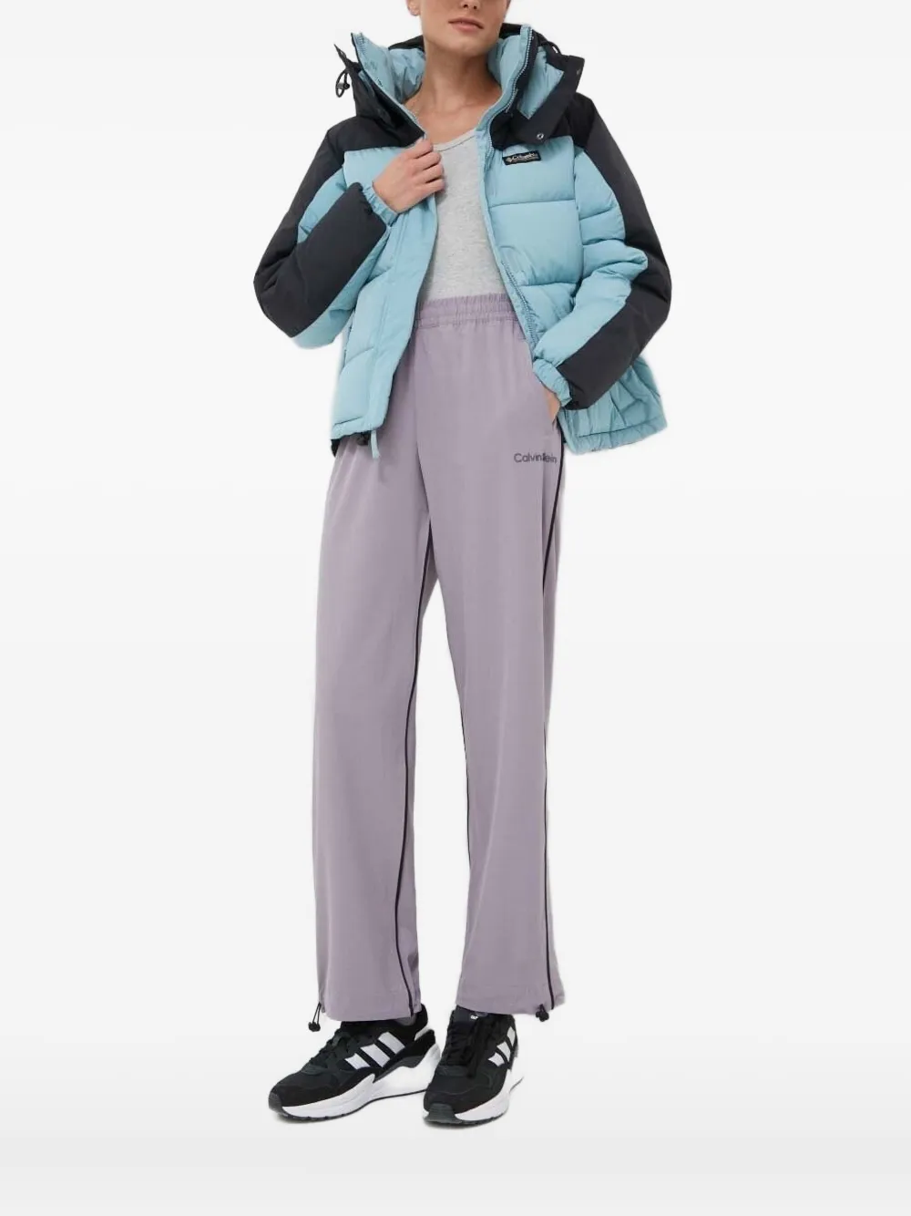 Columbia Snowqualmie™ hooded puffer jacket Blauw
