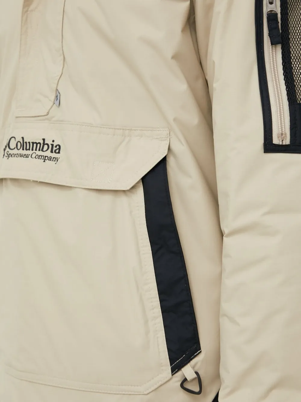 Columbia Challenger parka met halve rits Beige