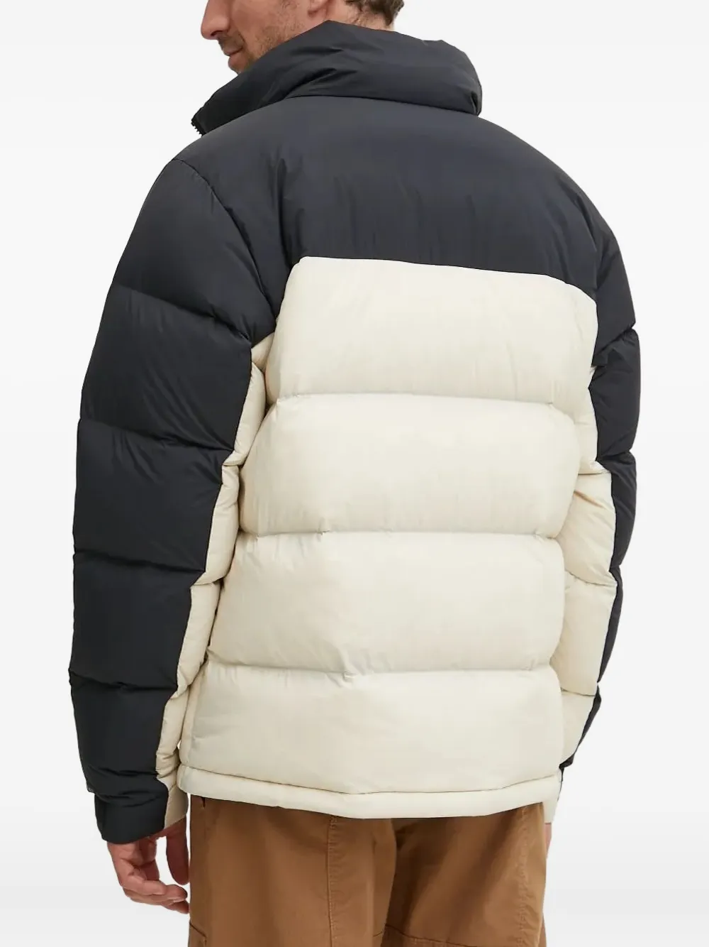 Columbia Color-block Puffer Jacket In Black