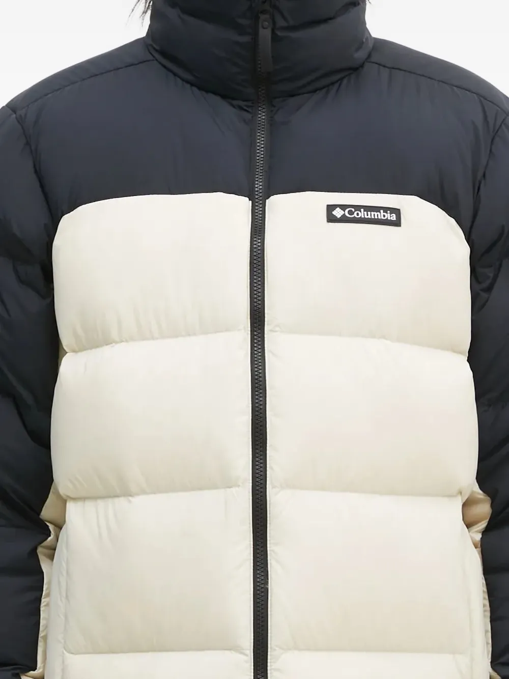 Columbia Color-block Puffer Jacket In Black