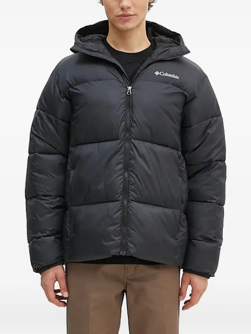 Columbia hooded padded jacket Zwart