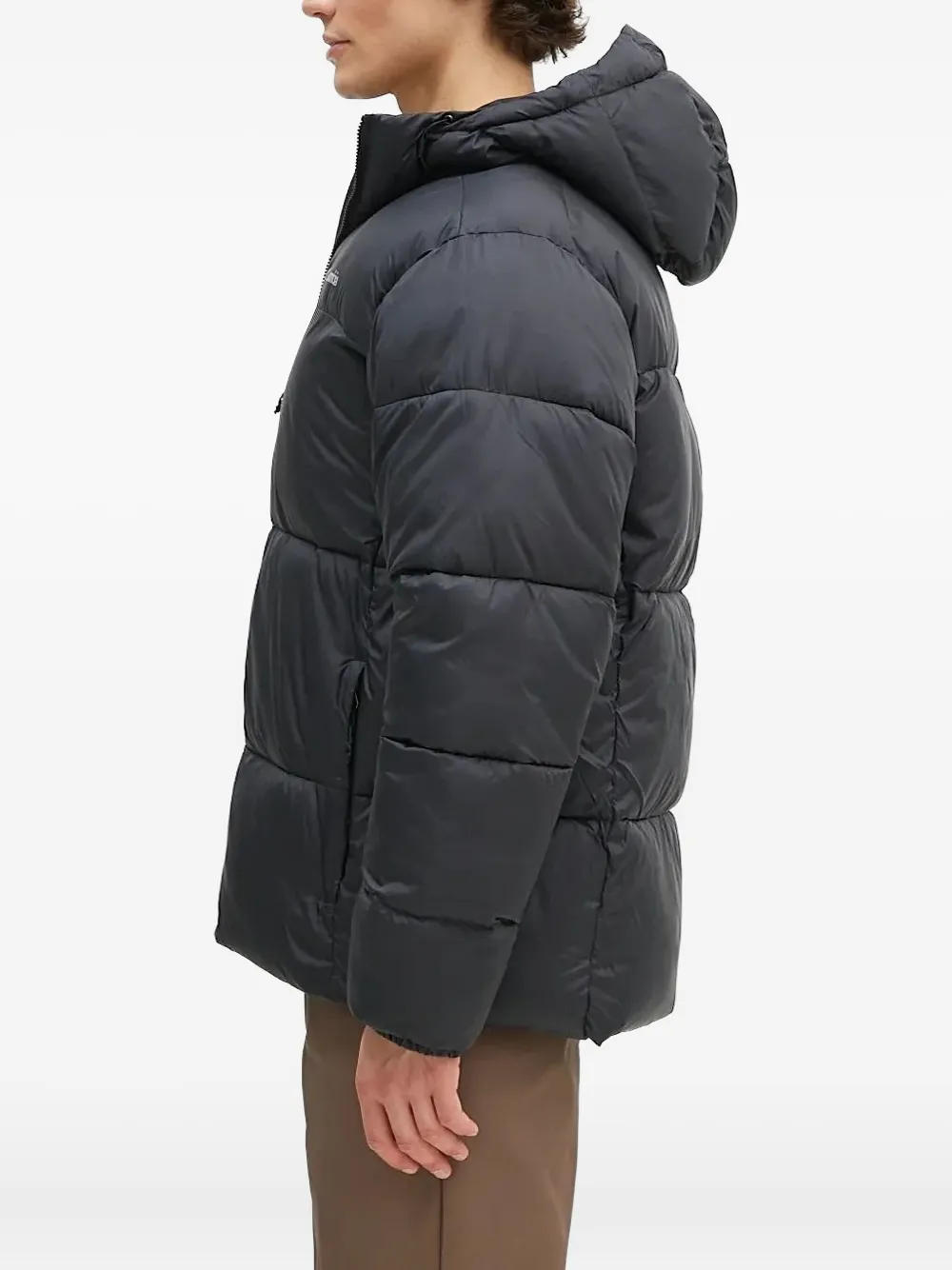 Columbia hooded padded jacket Zwart