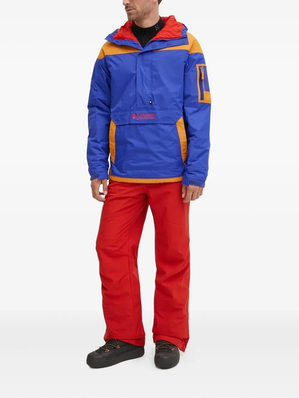 Columbia Skibroek met rits aan de zijkant Rood