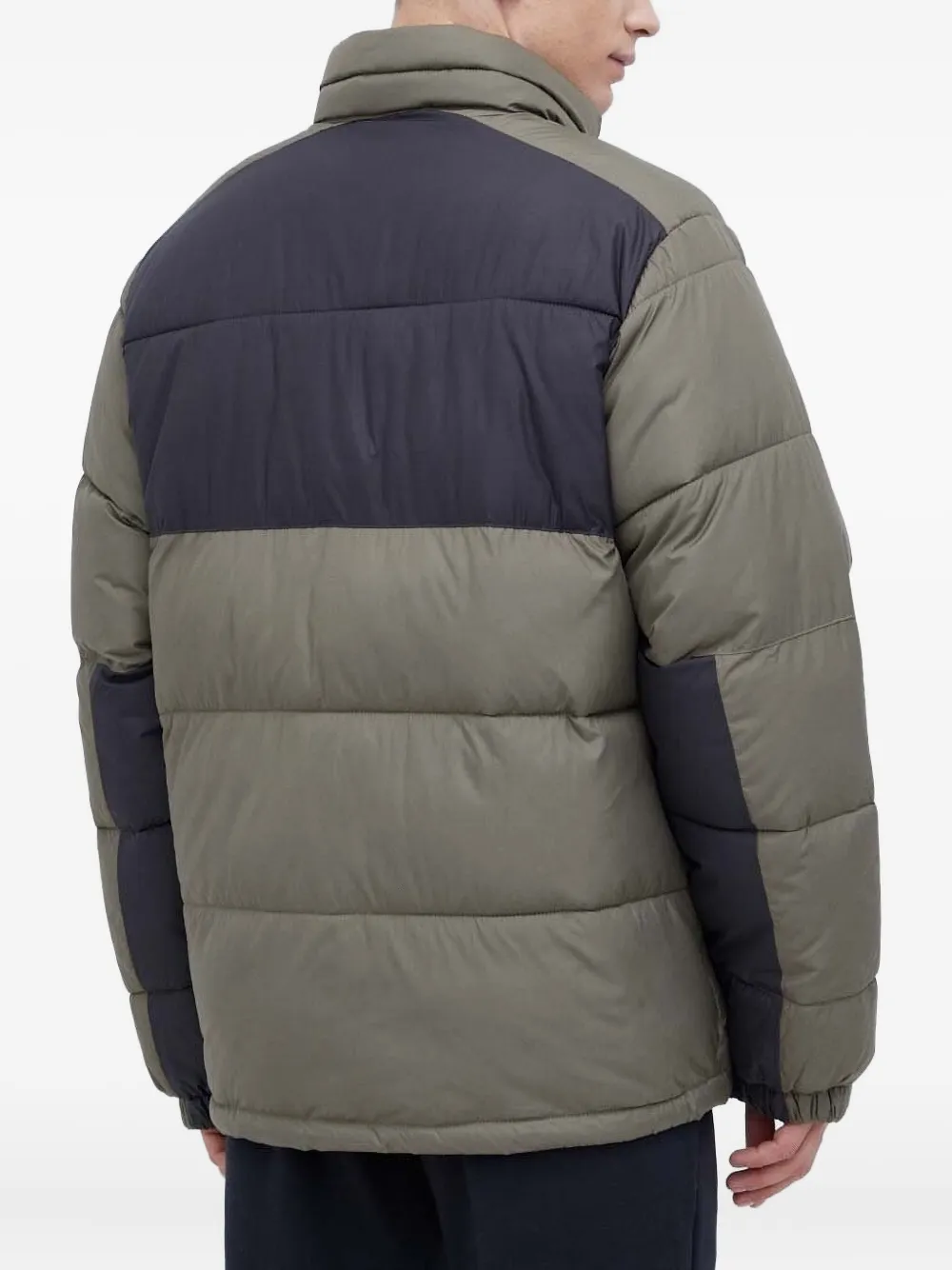 Columbia Donsjack met colourblocking Groen