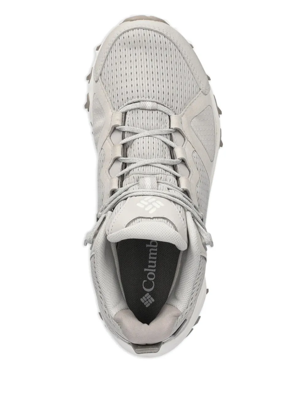 Columbia Mesh-panel Hiking Boots In Gray