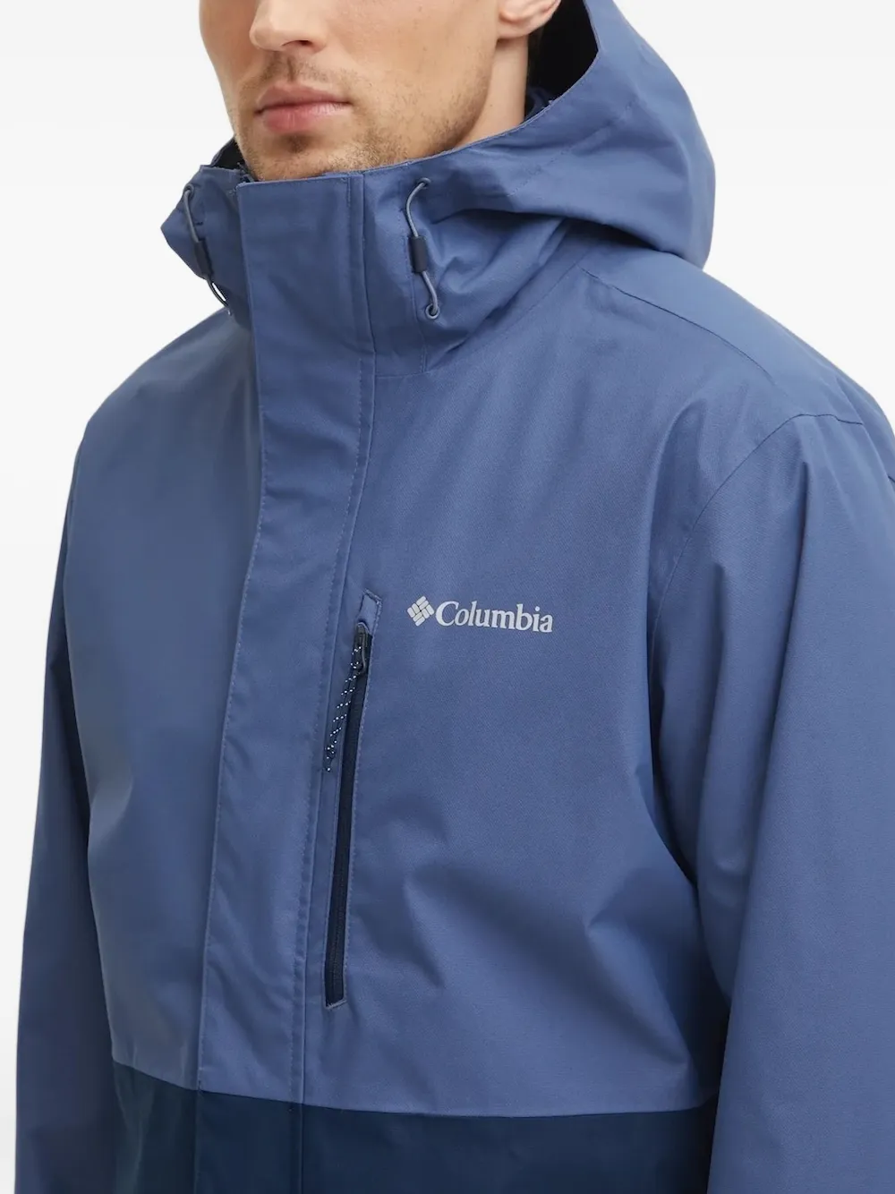 Columbia Hikebound™ hooded two-tone jacket Blauw