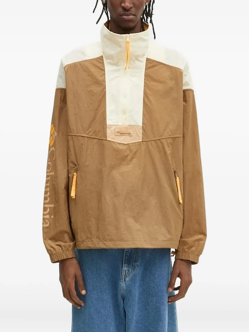 Columbia Riptide™ Ii Retro Colour-block Zip-up Jacket In Brown