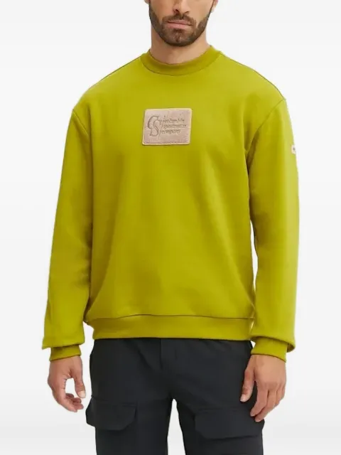 Columbia logo-patch crew-neck sweatshirt