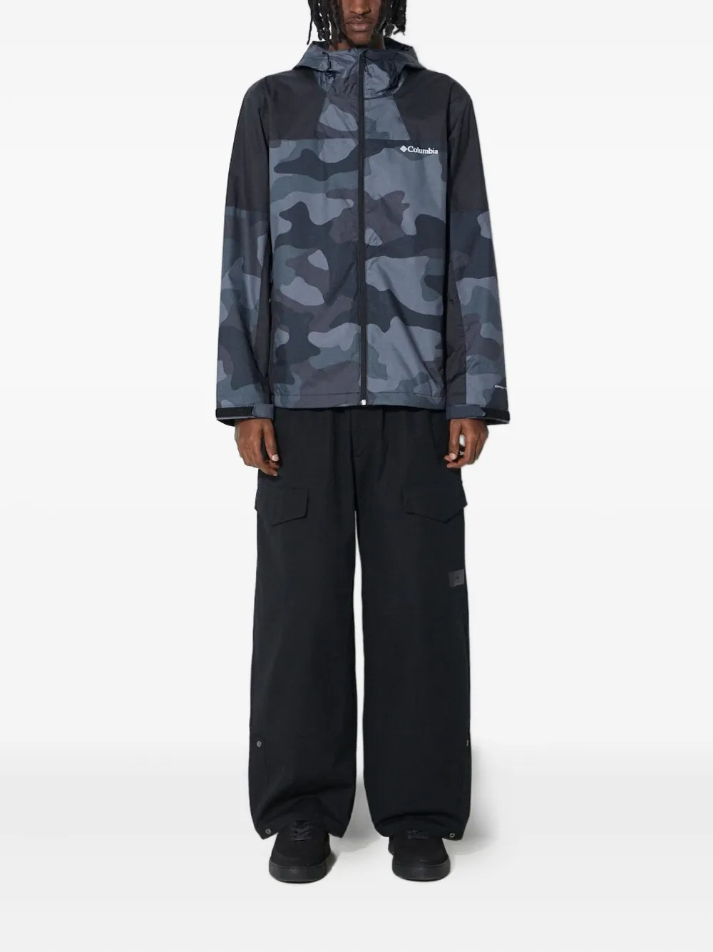 Columbia Inner Limits™ III camouflage-pattern hooded jacket Blauw