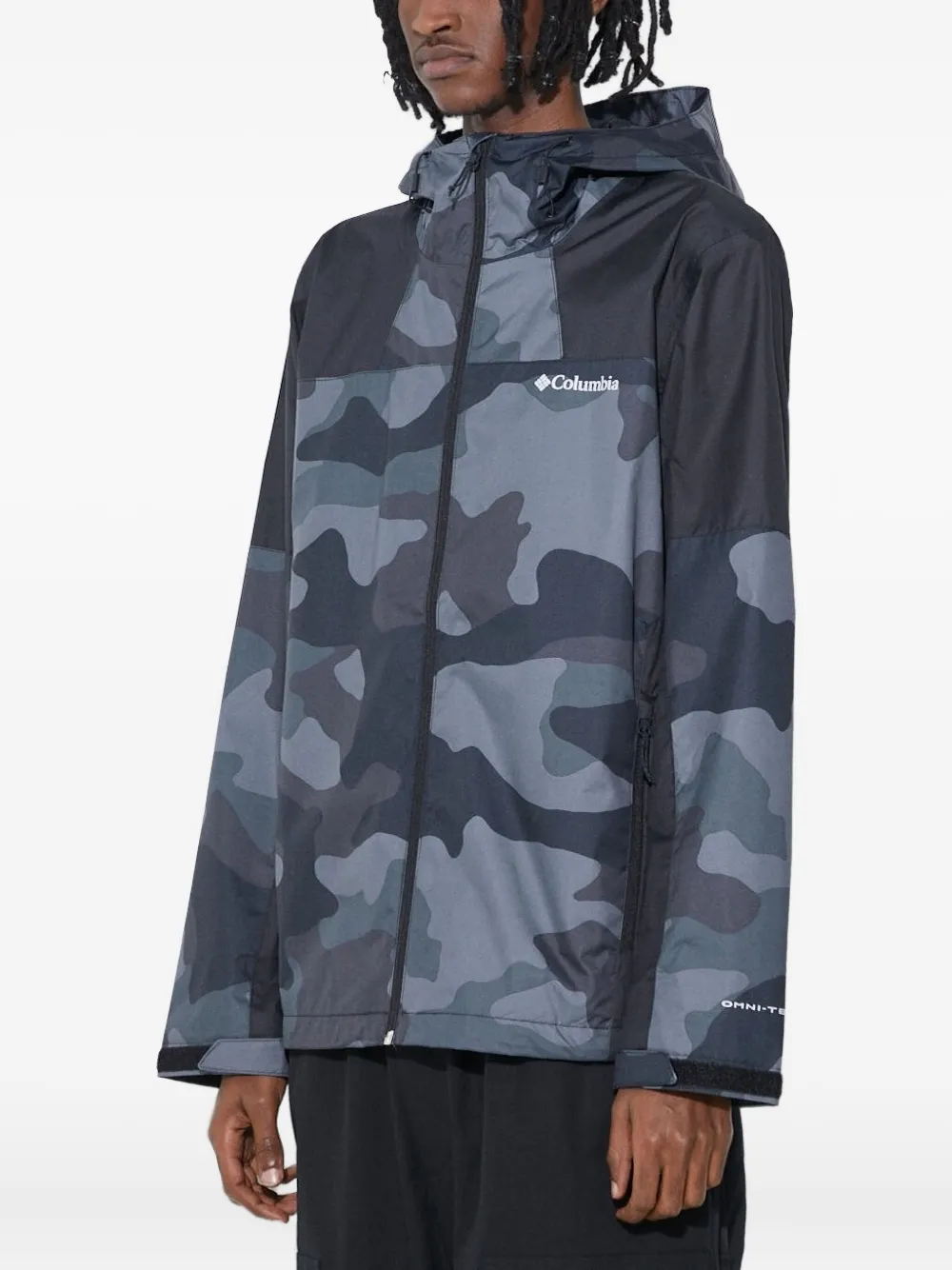 Columbia Inner Limits™ III camouflage-pattern hooded jacket Blauw