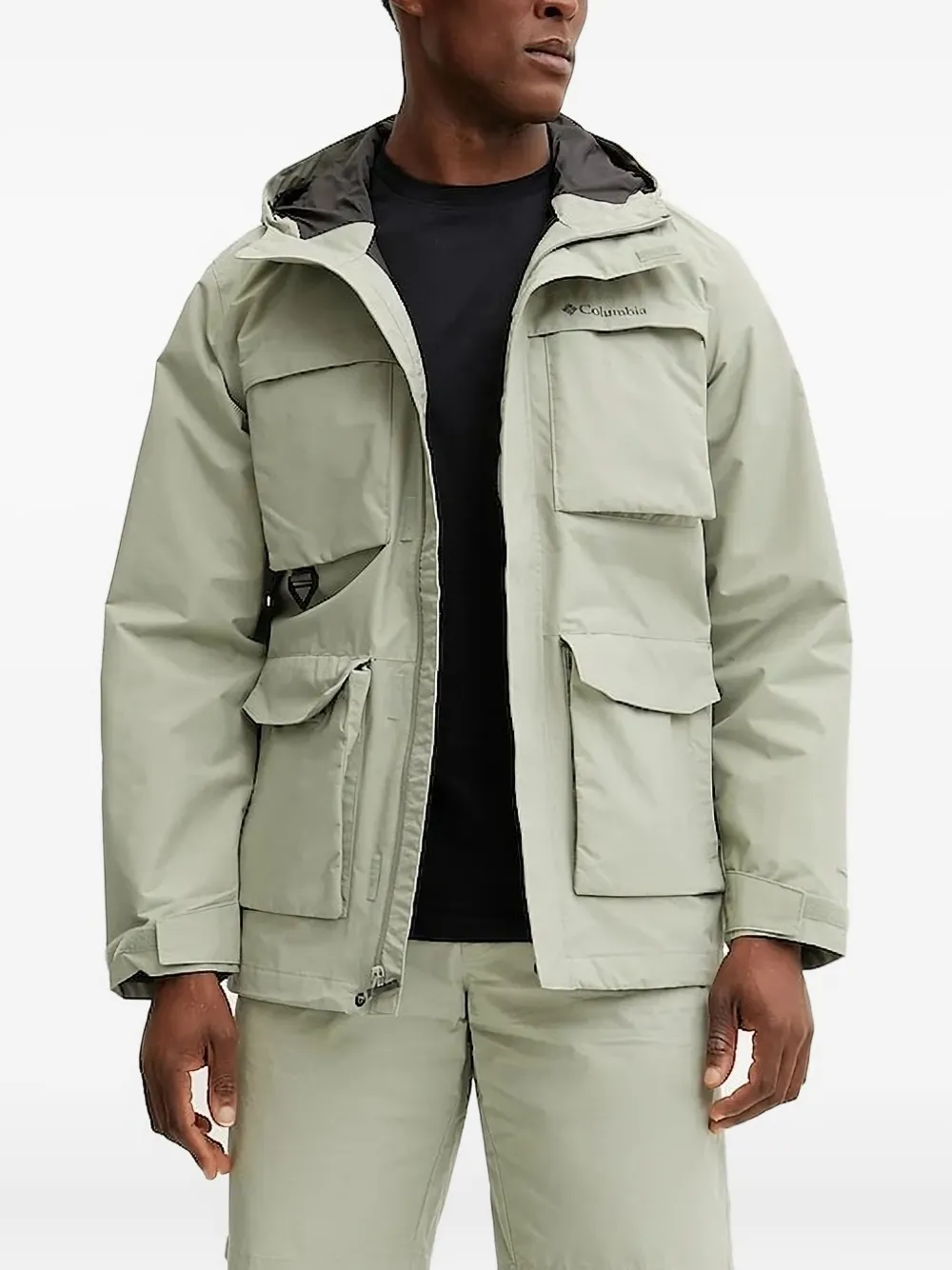Columbia Landroamer II hooded flap-pocket jacket Groen