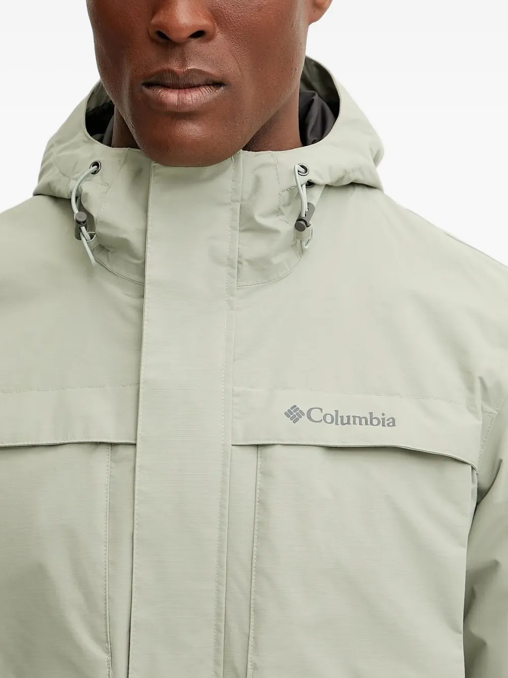 Columbia Landroamer II hooded flap-pocket jacket Groen
