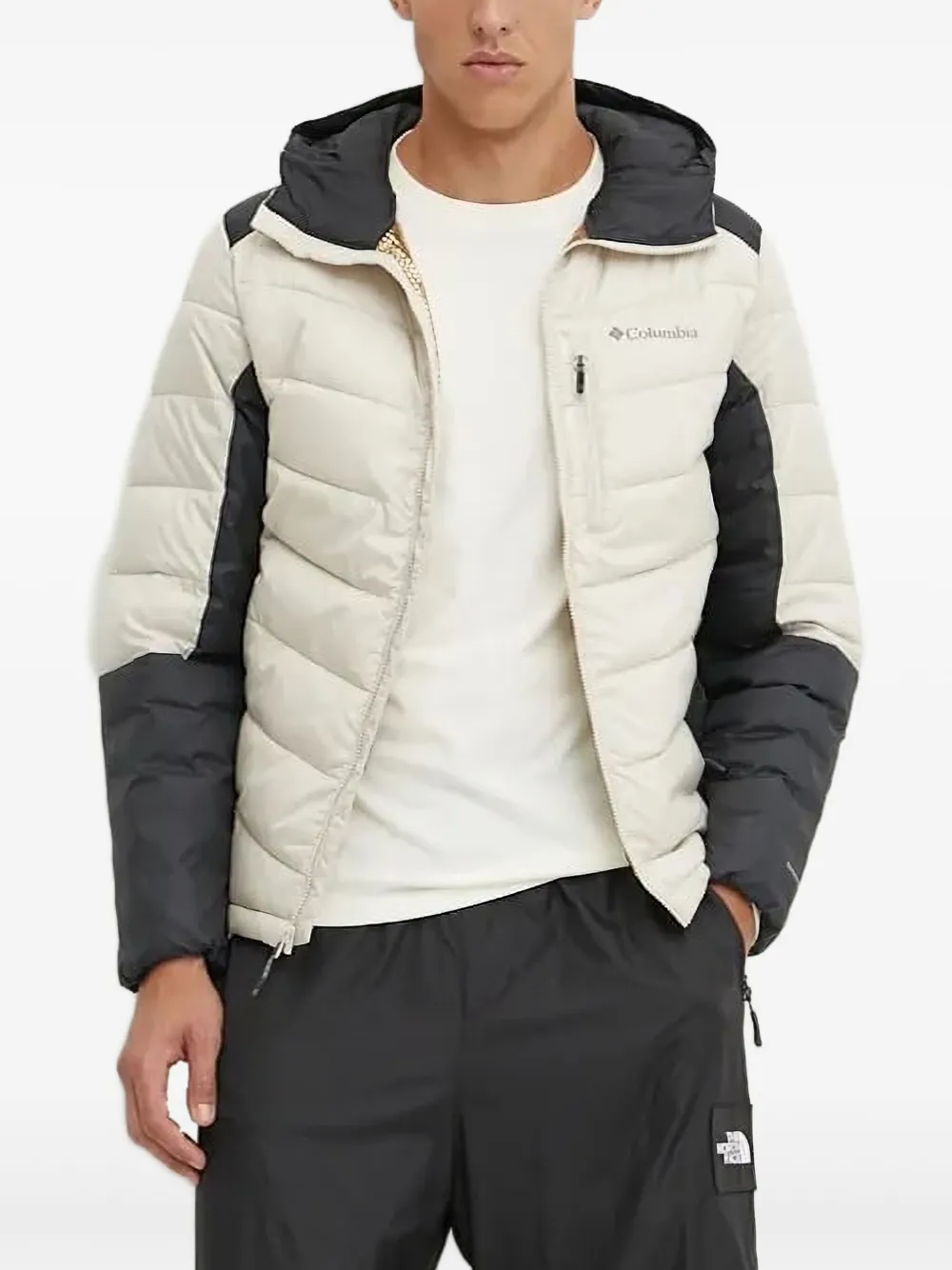 Columbia Labyrinth Loop™ II gewatteerd jack met capuchon Wit